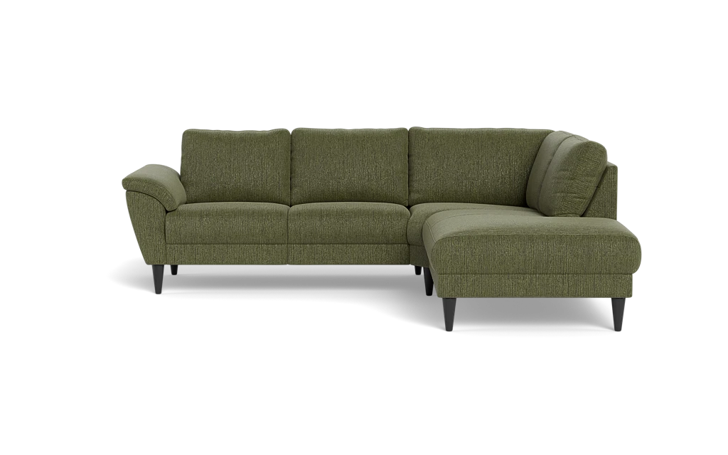 Stamford 2613 sofa med open end - Fusion stof - Army - Højrevendt