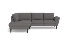 Stamford 2613 sofa med open end - Brego stof - Anthracite - Venstrevendt