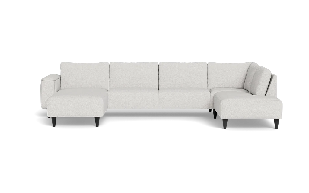 Solution 2701 sofa med chaiselong og open end - Montana stof - Light Grey - Venstrevendt