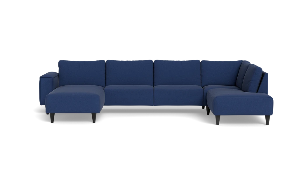 Solution 2701 sofa med chaiselong og open end - New Ocean stof - Dark blue - Venstrevendt