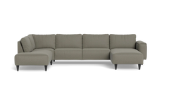 Solution 2701 sofa med chaiselong og open end - Oakland stof - Beige - Højrevendt