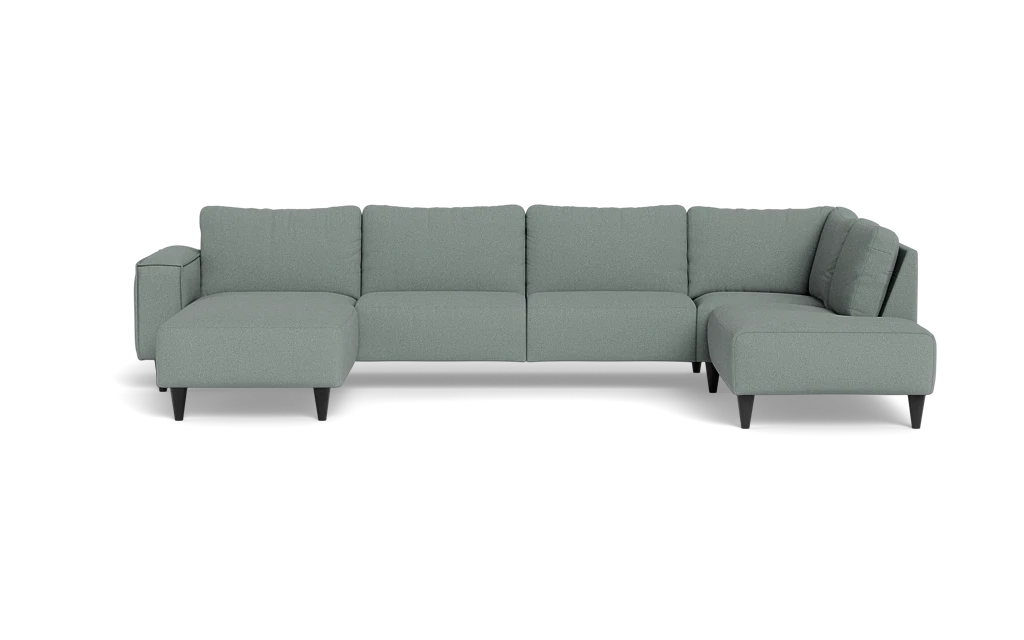 Solution 2701 sofa med chaiselong og open end - Bloq stof - Niagara - Venstrevendt