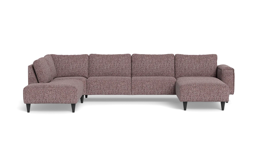 Solution 2701 sofa med chaiselong og open end - Chronotex stof - Hyacinth - Højrevendt
