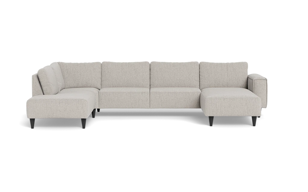 Solution 2701 sofa med chaiselong og open end - Fusion stof - Shell - Højrevendt
