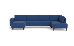 Solution 2701 sofa med chaiselong og open end - Lido stof - Blue - Venstrevendt