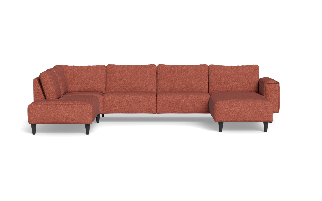 Solution 2701 sofa med chaiselong og open end - City stof - Blush - Højrevendt