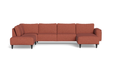 Solution 2701 sofa med chaiselong og open end - City stof - Blush - Højrevendt