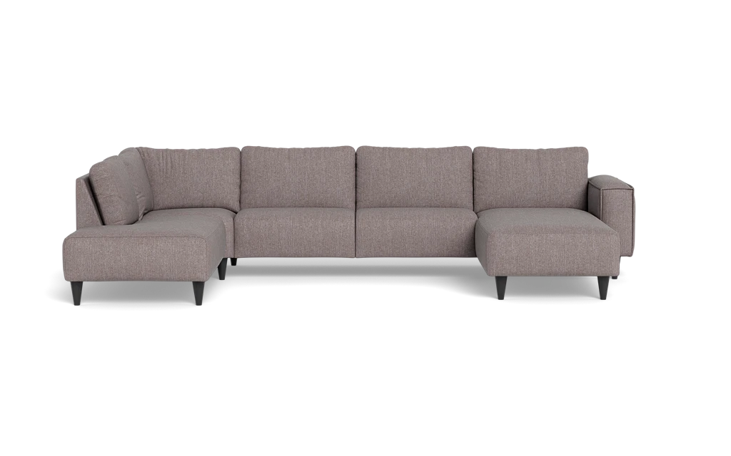 Solution 2701 sofa med chaiselong og open end - Vila stof - Light Grey - Højrevendt