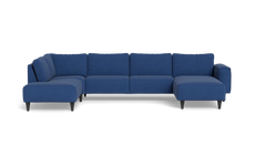 Solution 2701 sofa med chaiselong og open end - Lido stof - Blue - Højrevendt