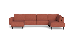 Solution 2701 sofa med chaiselong og open end - City stof - Blush - Venstrevendt