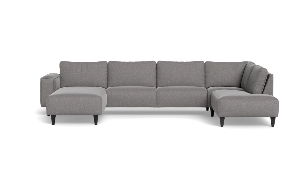 Solution 2701 sofa med chaiselong og open end - Oakland stof - Stone - Venstrevendt