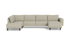 Solution 2701 sofa med chaiselong og open end - Idaho stof - Beige - Højrevendt