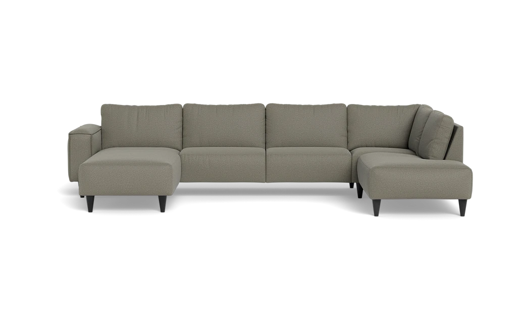 Solution 2701 sofa med chaiselong og open end - Oakland stof - Beige - Venstrevendt