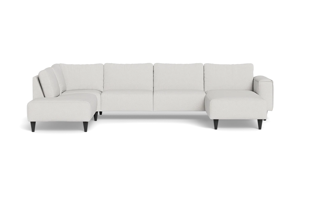 Solution 2701 sofa med chaiselong og open end - Montana stof - Light Grey - Højrevendt