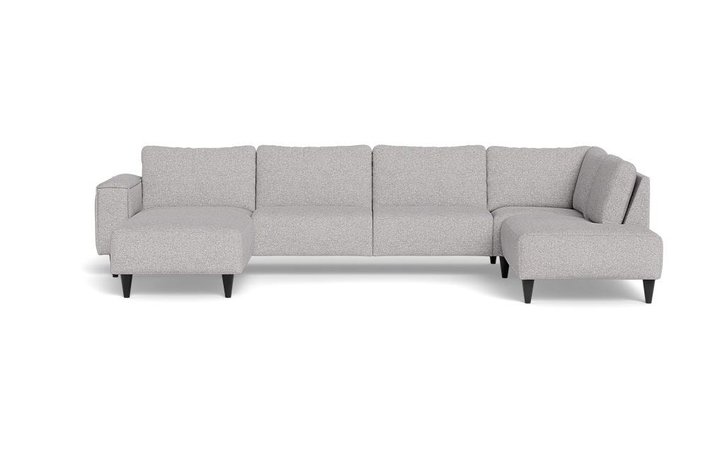 Solution 2701 sofa med chaiselong og open end - Chronotex stof - Dolphin - Venstrevendt