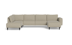 Solution 2701 sofa med chaiselong og open end - City stof - Beige - Højrevendt