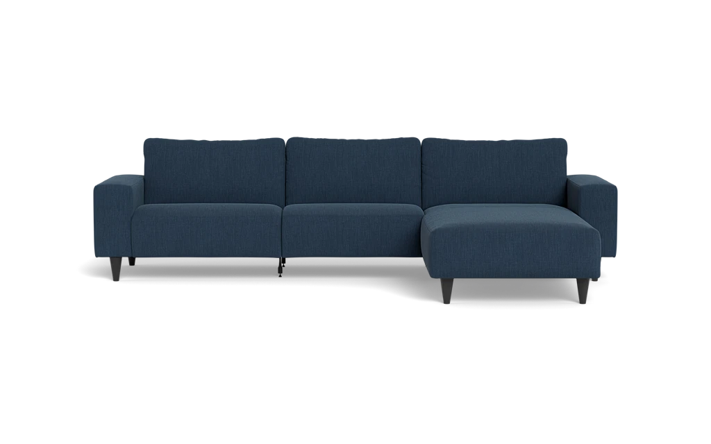 Solution 2701 sofa med chaiselong - Lido stof - Dark Blue - Højrevendt