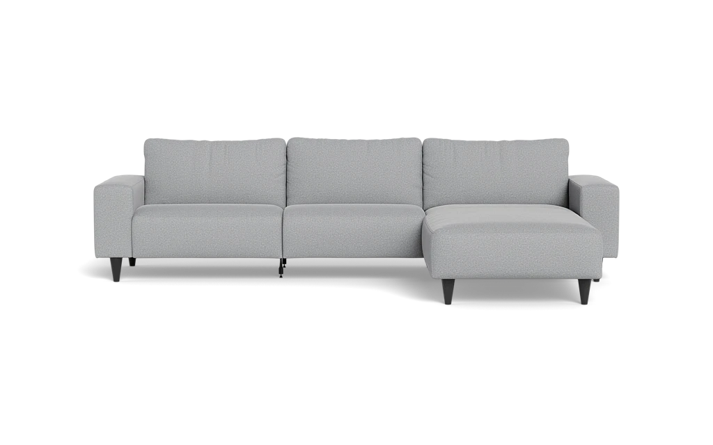 Solution 2701 sofa med chaiselong - Oakland stof - Light Grey - Højrevendt