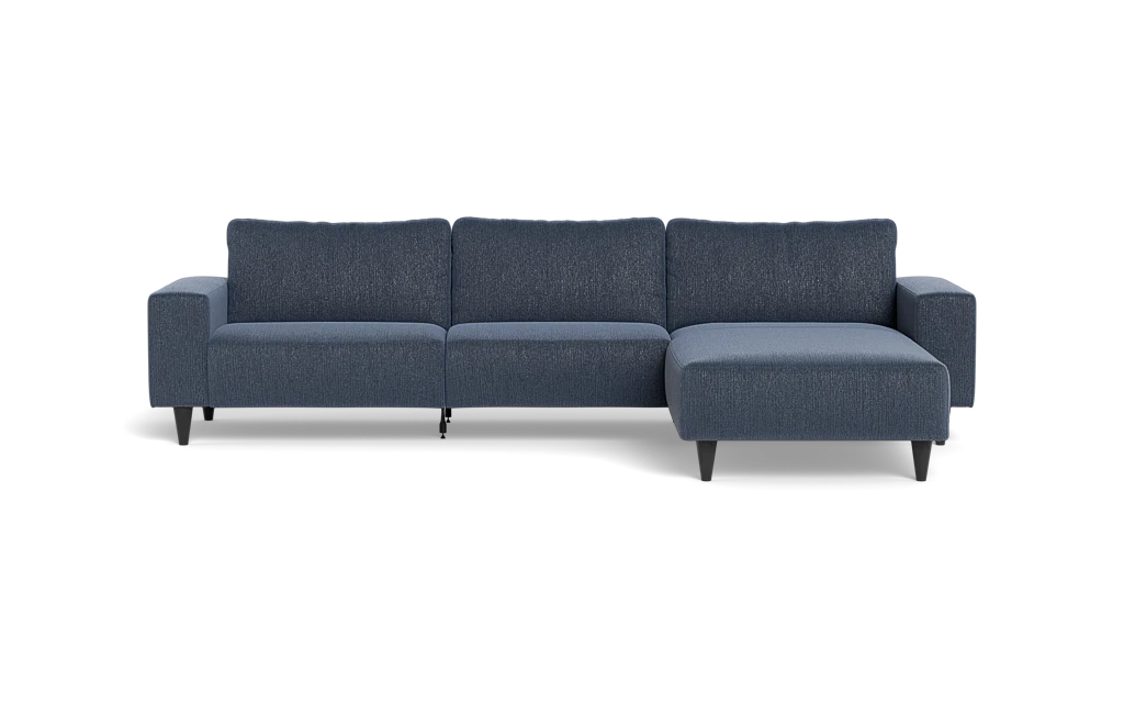 Solution 2701 sofa med chaiselong - Fusion stof - Indigo - Højrevendt