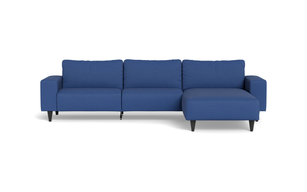 Solution 2701 sofa med chaiselong - Idaho stof - Blue - Højrevendt