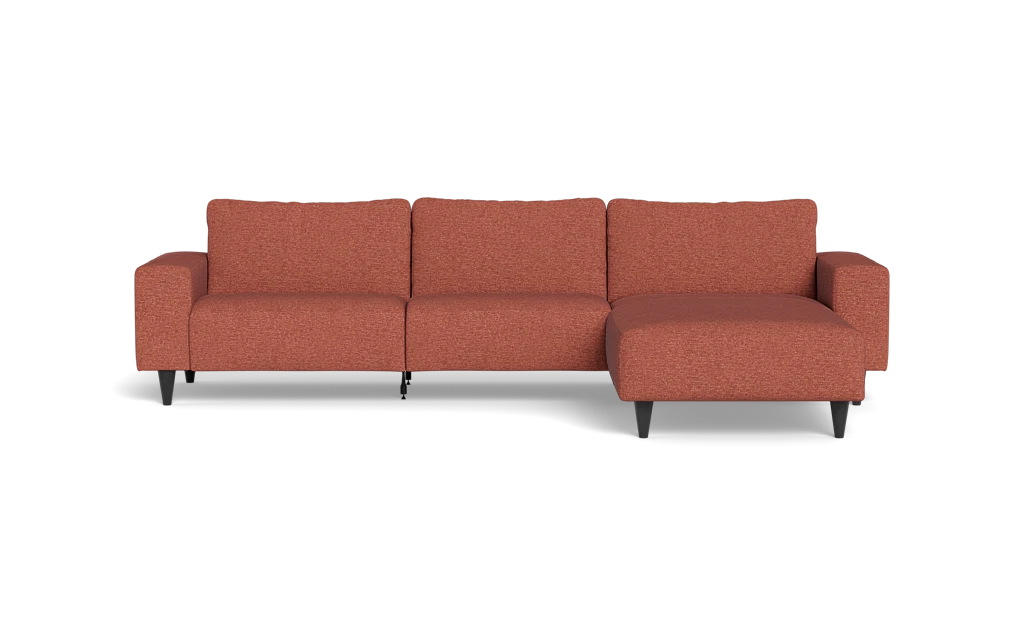 Solution 2701 sofa med chaiselong - City stof - Blush - Højrevendt