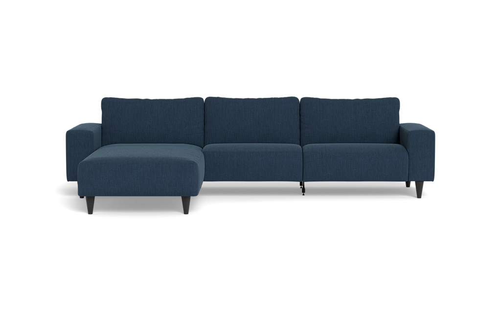 Solution 2701 sofa med chaiselong - Lido stof - Dark Blue - Venstrevendt