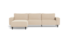 Solution 2701 sofa med chaiselong - Bloq stof - Beige - Venstrevendt