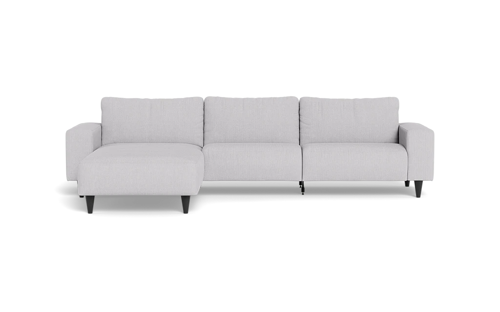 Solution 2701 sofa med chaiselong - Rebel stof - Light Grey - Venstrevendt