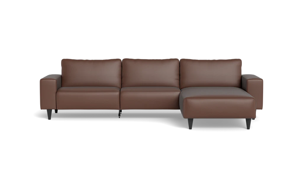 Solution 2701 sofa med chaiselong - Anilux læder - Toffe - Højrevendt