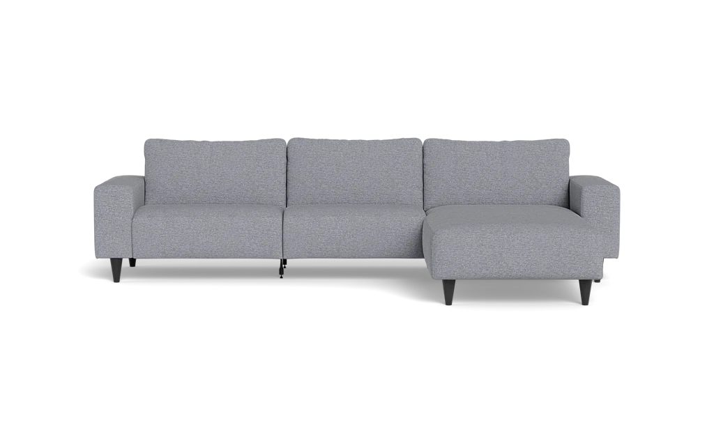 Solution 2701 sofa med chaiselong - City stof - Light grey - Højrevendt