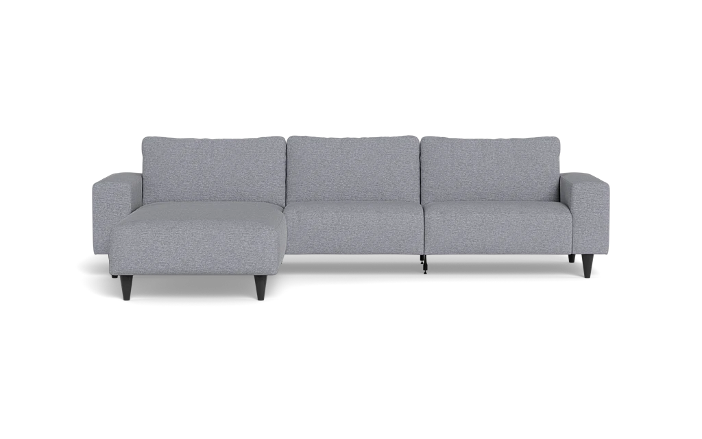 Solution 2701 sofa med chaiselong - City stof - Light grey - Venstrevendt