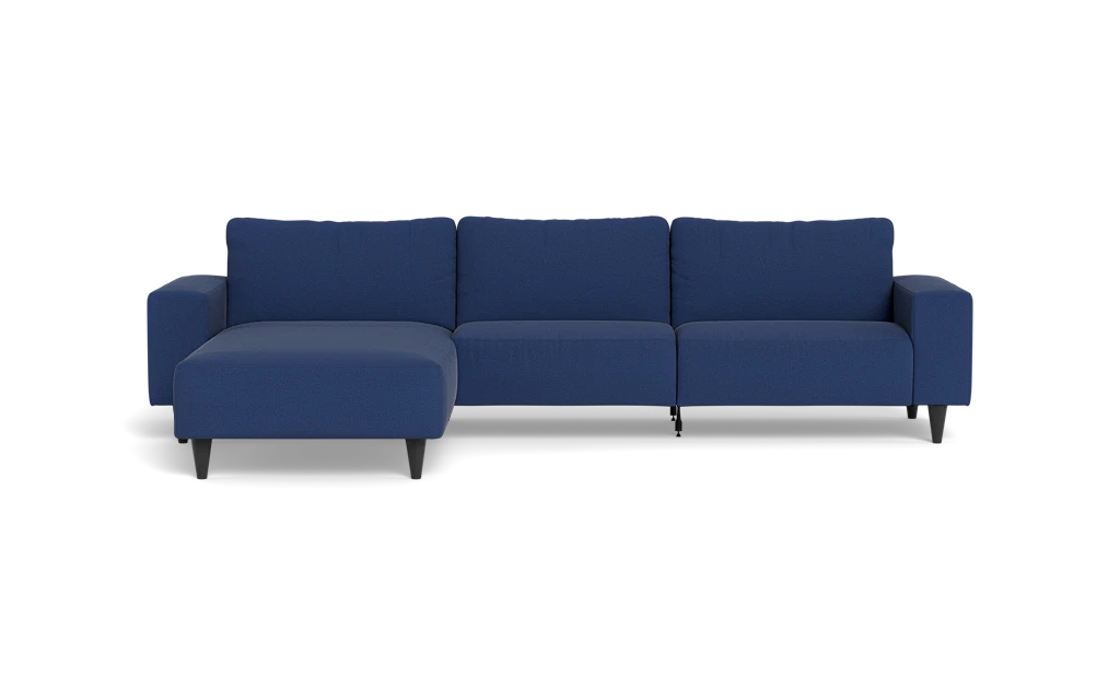 Solution 2701 sofa med chaiselong - New Ocean stof - Dark blue - Venstrevendt