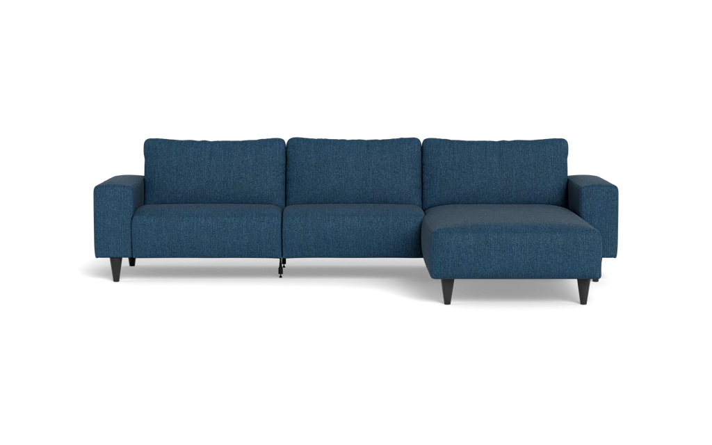 Solution 2701 sofa med chaiselong - Vila stof - Dark Blue - Højrevendt