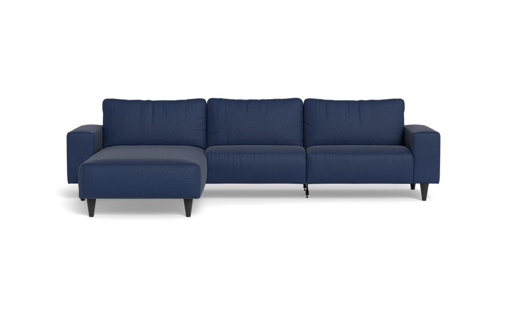 Solution 2701 sofa med chaiselong - Oakland stof - Dark Blue - Venstrevendt