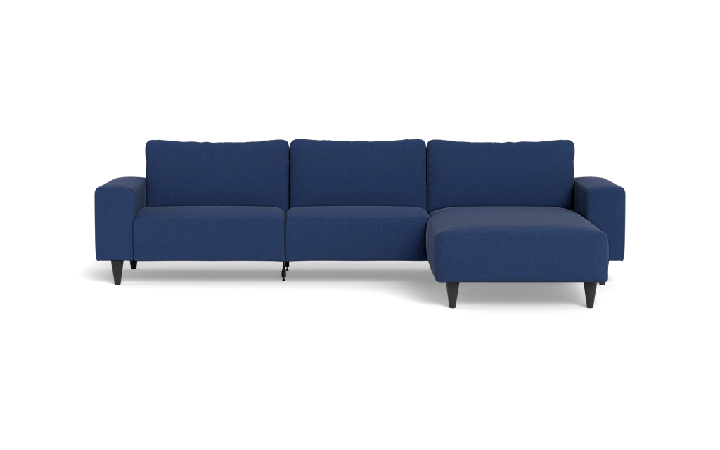Solution 2701 sofa med chaiselong - New Ocean stof - Dark blue - Højrevendt