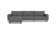 Solution 2701 sofa med chaiselong - Idaho stof - Antracite - Venstrevendt