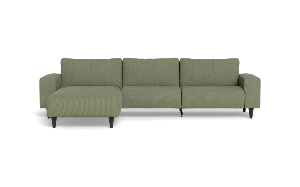 Solution 2701 sofa med chaiselong - Rebel stof - Forest - Venstrevendt