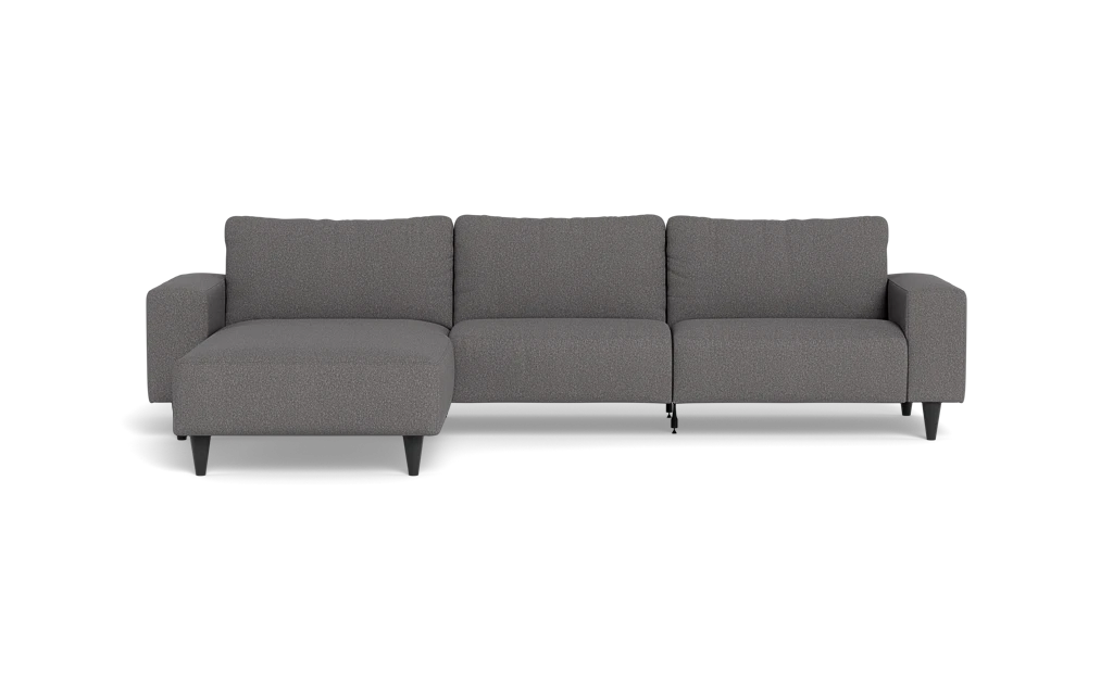 Solution 2701 sofa med chaiselong - Brego stof - Anthracite - Venstrevendt