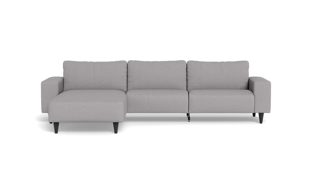 Solution 2701 sofa med chaiselong - Idaho stof - Steel - Venstrevendt