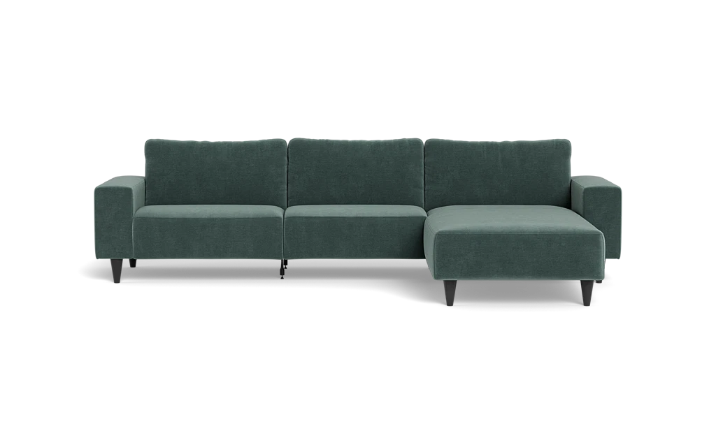 Solution 2701 sofa med chaiselong - Adore velour - Niagara - Højrevendt