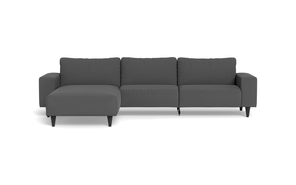 Solution 2701 sofa med chaiselong - New Ocean stof - Graphite - Venstrevendt