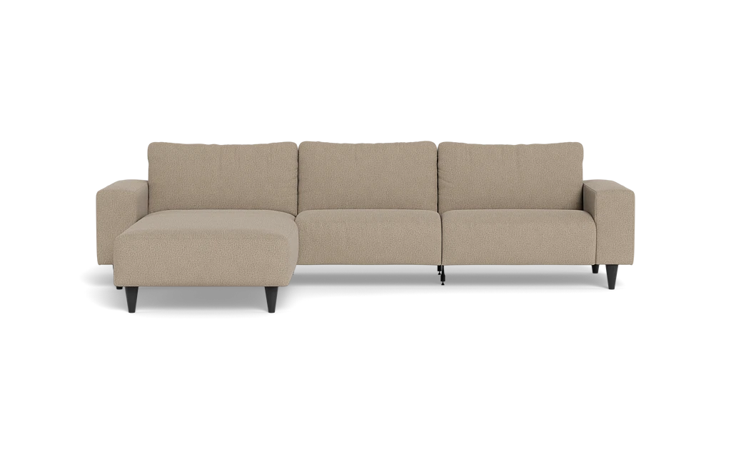 Solution 2701 sofa med chaiselong - Montana stof - Light Brown - Venstrevendt