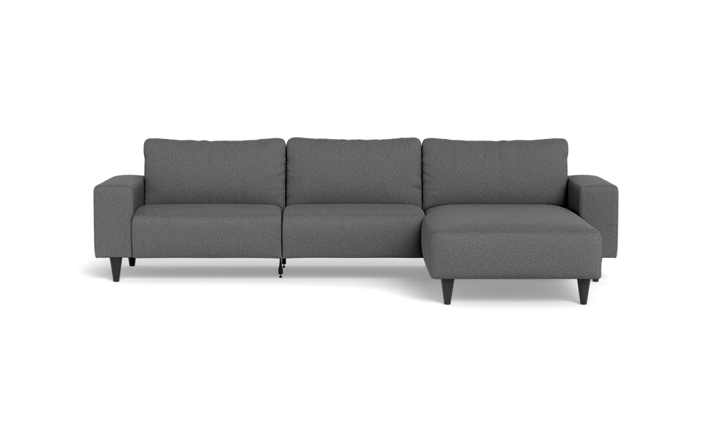 Solution 2701 sofa med chaiselong - Idaho stof - Antracite - Højrevendt