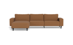 Solution 2701 sofa med chaiselong - New Ocean stof - Brown - Venstrevendt