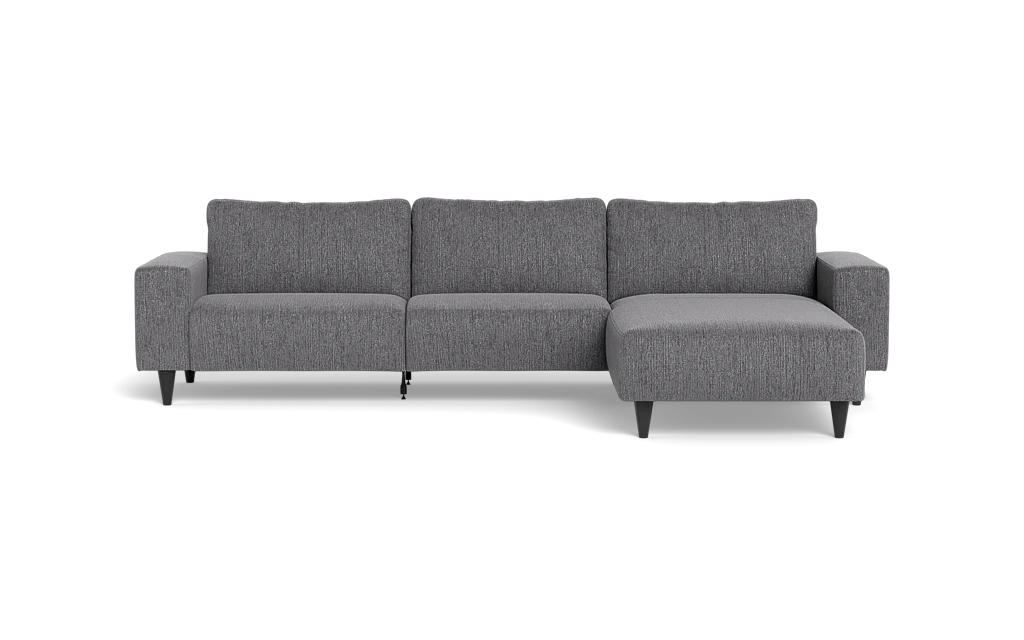 Solution 2701 sofa med chaiselong - Fusion stof - Antracite - Højrevendt
