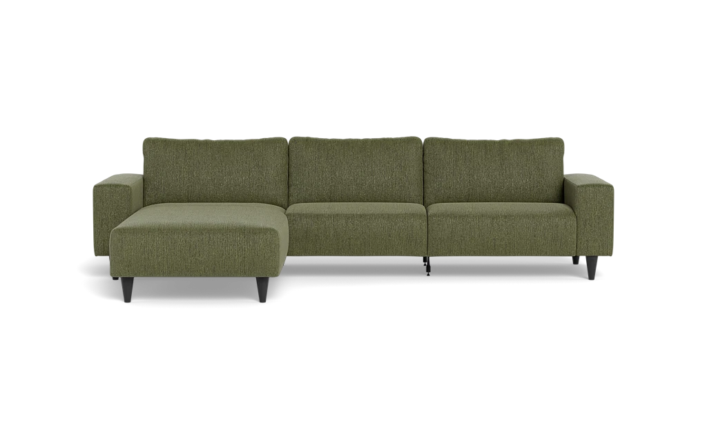 Solution 2701 sofa med chaiselong - Fusion stof - Army - Venstrevendt