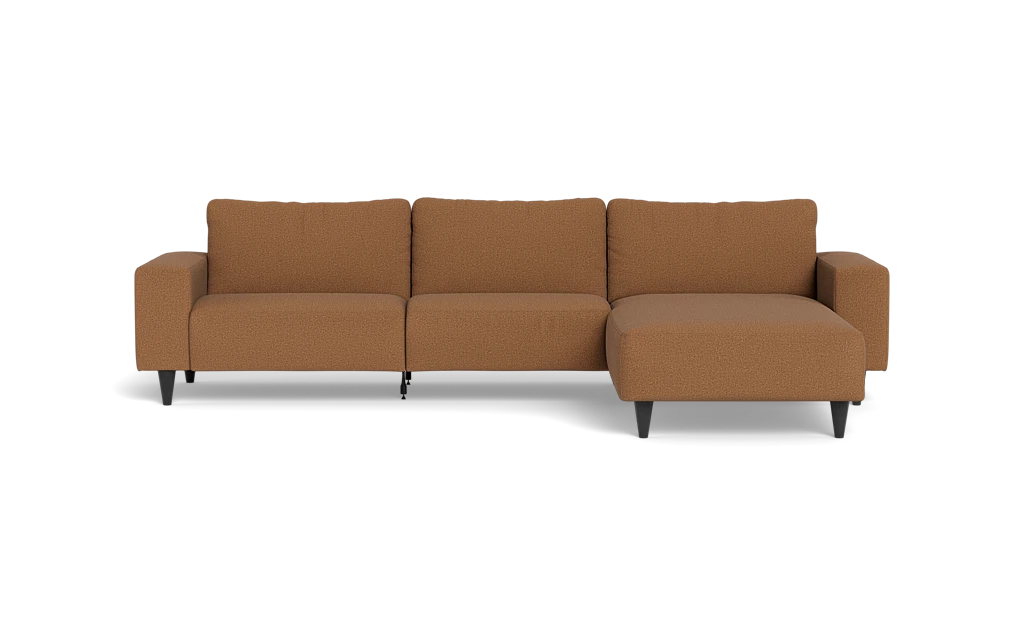 Solution 2701 sofa med chaiselong - New Ocean stof - Brown - Højrevendt
