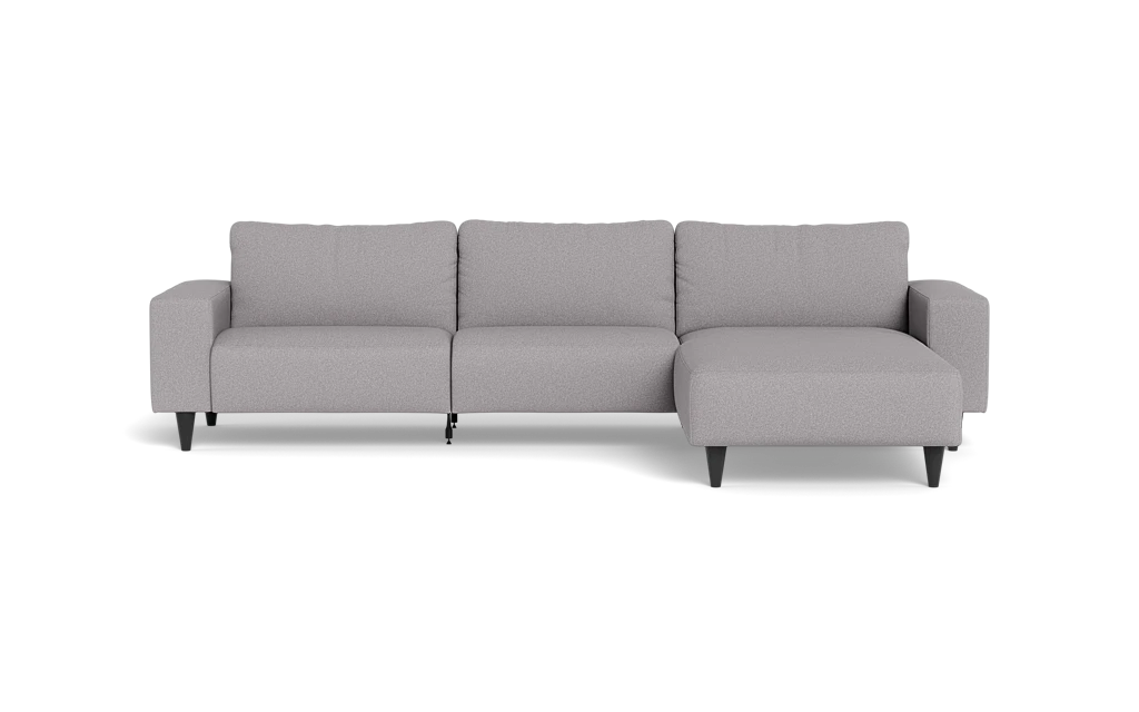Solution 2701 sofa med chaiselong - Idaho stof - Steel - Højrevendt