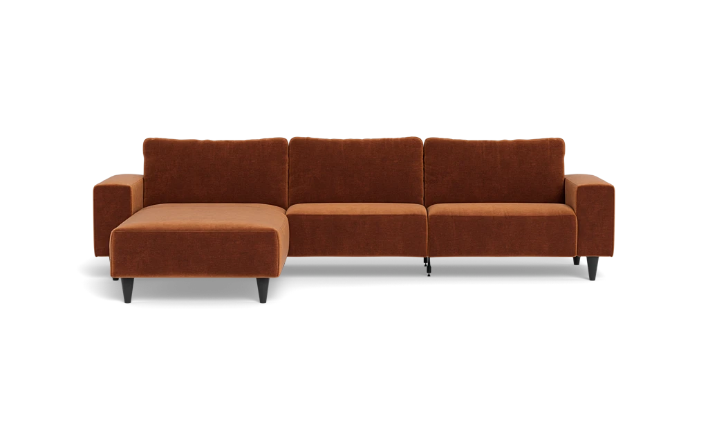 Solution 2701 sofa med chaiselong - Adore velour - Hazel - Venstrevendt
