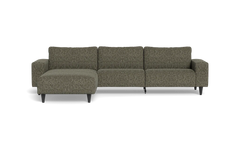 Solution 2701 sofa med chaiselong - Chronotex stof - Brown - Venstrevendt